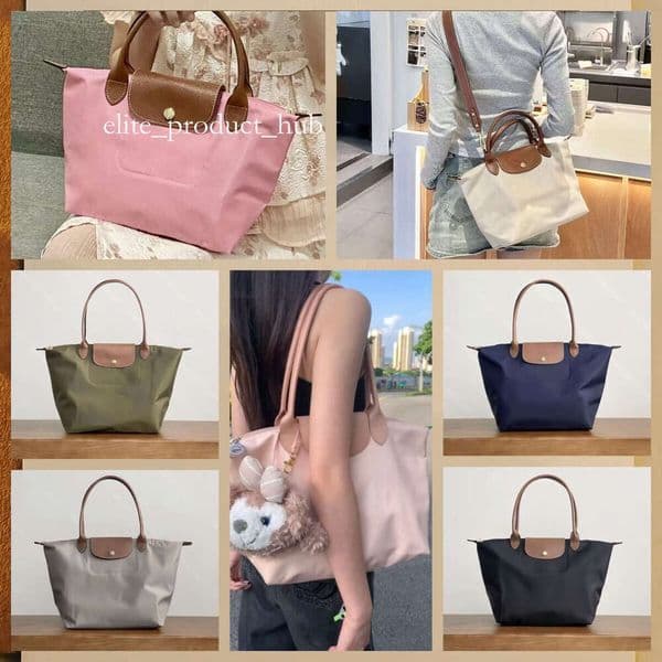 10A Large Designer Bag Le Nylon Tote Bag Longly Dumplings Champs Women Luxury Waterproof Travel Laptop Shoulder Bag Foldable Big Capacity 3 Sizes Longly Champbag