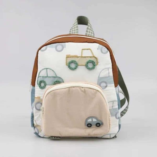 2026 New Cartoon Car Children Backpack Durable Kindergarten School Bag Casual Travel Backpack Suitable for Little Children S260511