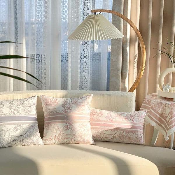 Modern Light Luxury Throw Bedside Sofa Lumbar Pillow Cushion Nordic Living Room Bedroom Office without core Designer