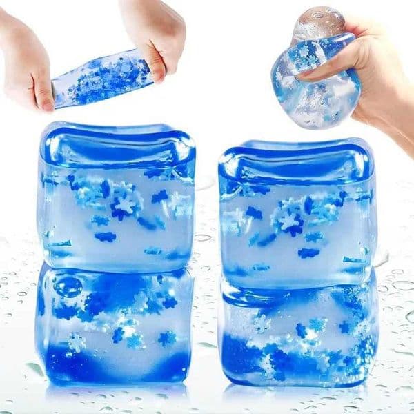 Squishy Stress Relief Toy Slow Rebound Glitter Crystal Maltose Water Drop Shape Squeeze Toy Needoh For Adult Pressure ReliefGift X260511