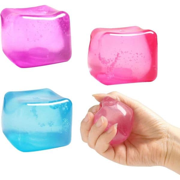 High density gel ice cube square decompression vent toy slow rebound kneading musicT260512