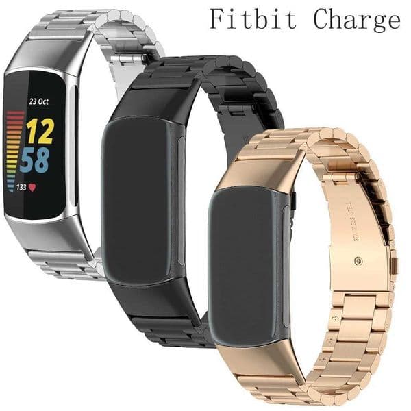 Stainless steel Strap For Charge 6 5 4 3 SE Smart watch Replaceable Metal buckle band For charge 5 6 bracelet H260511