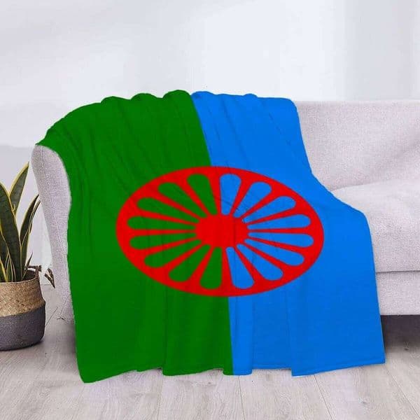 Gypsy Flag Star Blanket Fluffy Soft Blankets & Throws Luxury Cover Plaid Bed Throw Sofa Knee Microfiber H Anime Child Cute Home J260512