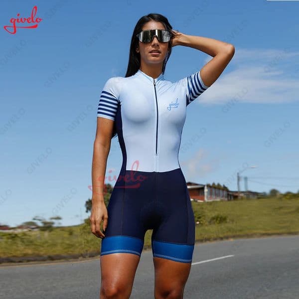 GIVELO kafitt Couple clothes cycling Triathlon suit Cycling Skinsuit Maillot Ropa Ciclismo Bicycle Jersey cycling Jumpsuit 260512