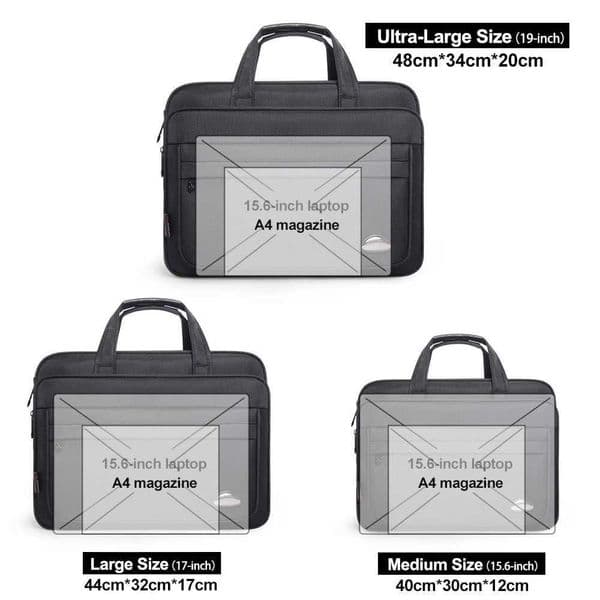 Large Capacity Briefcase Bag Men Business Bag 156 inch 17 inch 19 inches Laptop Bag Shoulder Bags Canvas Handbags Messenger Bag H2605131