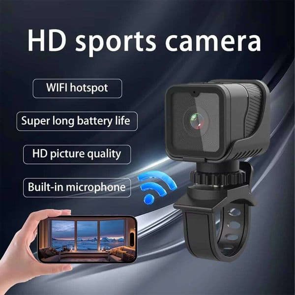 Outdoor 1080P HD Action with Hotspot WiFi Waterproof Camera Bike Driving Recorder Mini Portable Sports DV Cam 26L0513