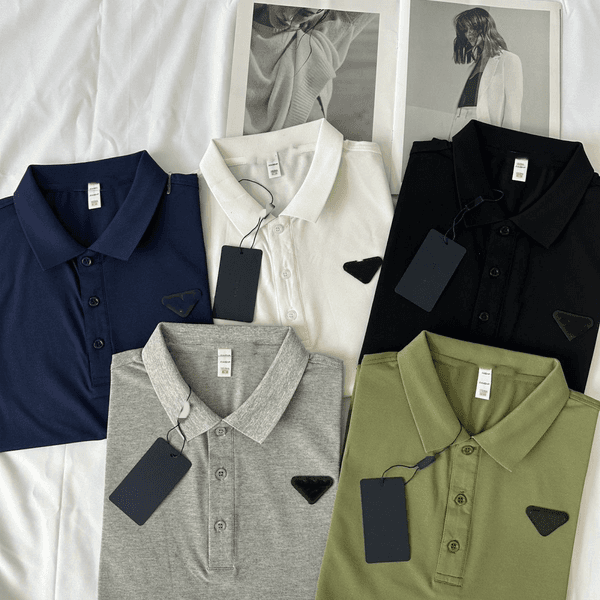 Men's T Shirts Designer T-shirt Luxury Breathable Style Polo Shirt Short Sleeve Button Down Top Badge Business Daily Wear AAA
