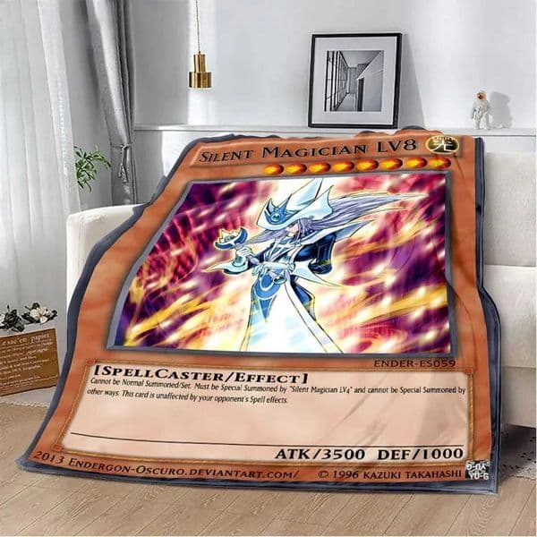 Anime YU GI OH Card Printed Blanket Picnic Blankets Warm Blanket Soft and Comfortable Blanket Home Travel Birthday Gift T260512