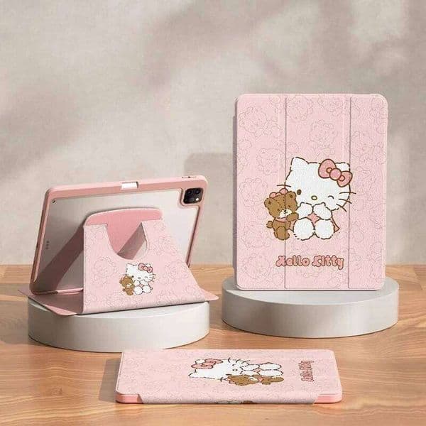 Hello Kitty For iPad Case Funda ipad 8 9 10 10.2in A16 11in Protective case Air 4 10.9in M2 M3 Pro4 5 6 M4 12.9in Tablet Cover S260512