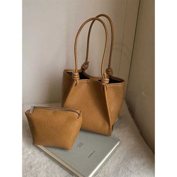 Designer Textured Women s Solid Pu Leather Square Large Capacity Shoulder Bags Female All-match Shopping Composite Bags HandbagsJ260513