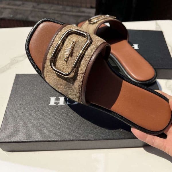 Shoes Coacs Sandals Couchshoes C Brand Womens Slippers For Outdoor Wear 2026 Summer New Fashionable Versatile Flat Soft Sandals Beach Trendy Kidshoes Size36-42
