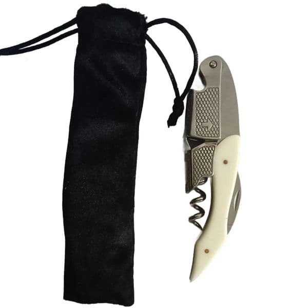 Wine Corkscrew in Velvet Bag Multifunctional Stainless Steel Bottle Opener with Beer for Barman Bartender 260512