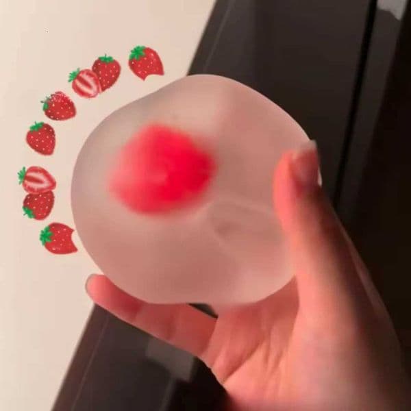 Strberry Mochi Squeeze Toys Stress Relief and Vent Anger Fidget Toys Slow Rebound Stress Relief Toy Reli Stress Squishy ToyJ260513