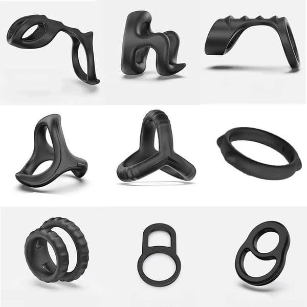 1PC Multiple Liquid Silicone Triple-Ring Penis Ring Sets Sexual Delay Rings for Men Physical Penis Delay Rings Sex Toys L260513