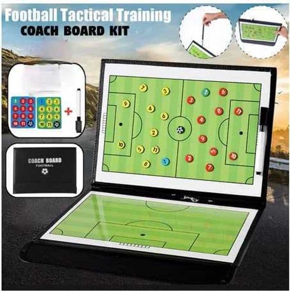 54cm Foldable Soccer Tactical Board - Coach Training/Game Tactics Clipboard for Football CoachingJ260513