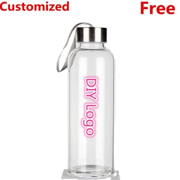 DIY Sports Water Bottles Portable 550ML Personalized Outdoor Safety Plastic Drinking Juice Cup Men Use For Gift Free Customized 260513