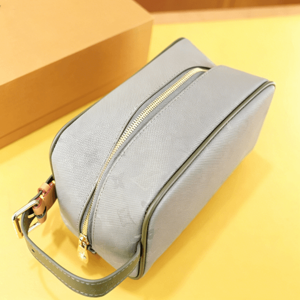 Compact Travel Toiletry Pouch - Lightweight & Portable Cosmetic Bag with Handle 26963