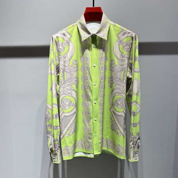 Fashion Men Long Sleeve Striped Casual Shirt Slim Fit Button Down Design Breathable Daily Office Outdoor Streetwear All Match Business Casual Tops