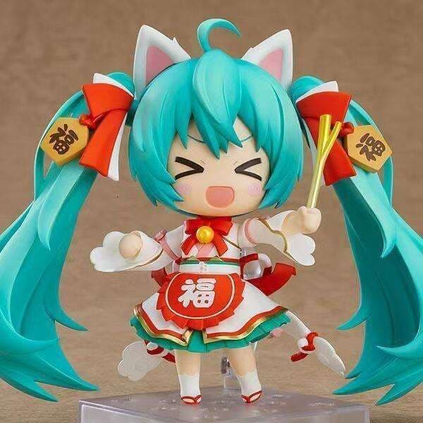 2026 New Q-Version Clay Figure, 1777 Style Cat, Anime Girl Movable Action Figure Ornament Toy