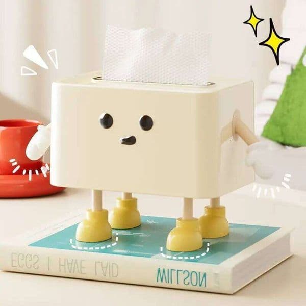 New style Tissue box, living room, high aesthetic value, cute and creative. Paper box with built-in spring 26W0513