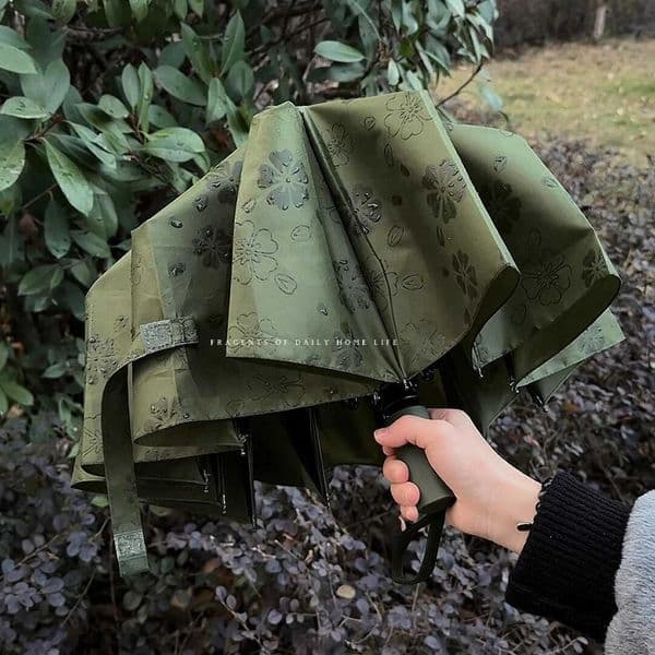 Waterresistant umbrella for girls high aesthetic value enlarged windproof thickened not for both sunny and rainy use sun protection compact automatic um L260513
