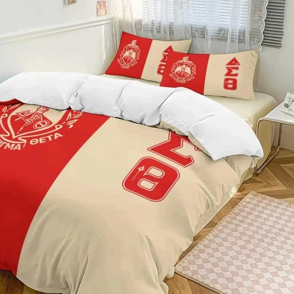 2026 3D Printing Delta Association Sigma Theta DST Bedding Twin Down Duvet Cover Comfortable Box Boys And Girls Adult Bedroom Free Shipping 02