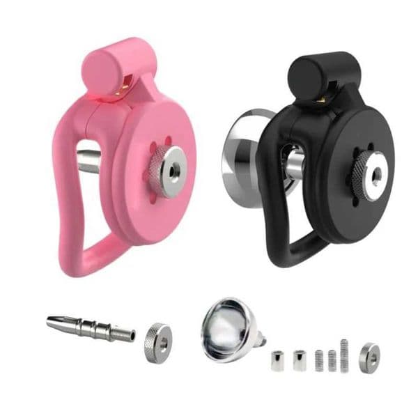 Urethral Inverted Negative Male Chastity Lock Flat Cock Cage with 4 Size Rings Metal Urethral Catheter BDSM Sex Toys for Men 18 L260513