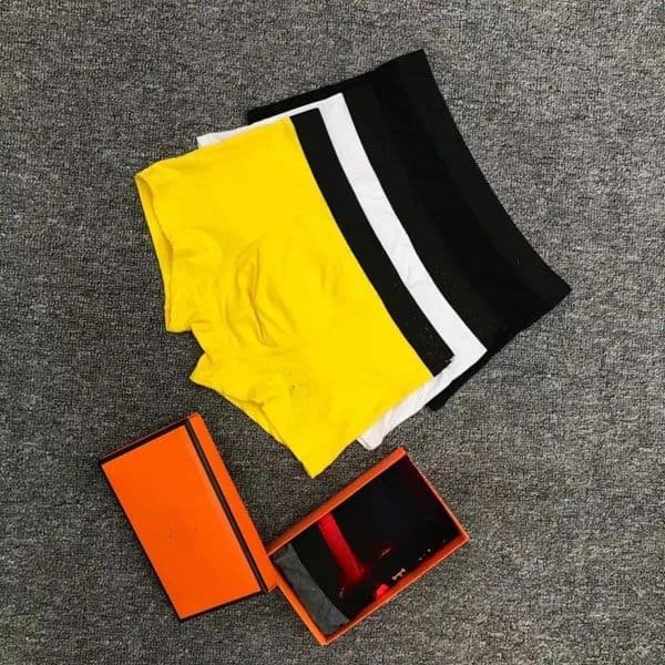 Designer New Underpants Solid Color Men's Swimwear Underwear Fashion Vacation Leisure Boxers