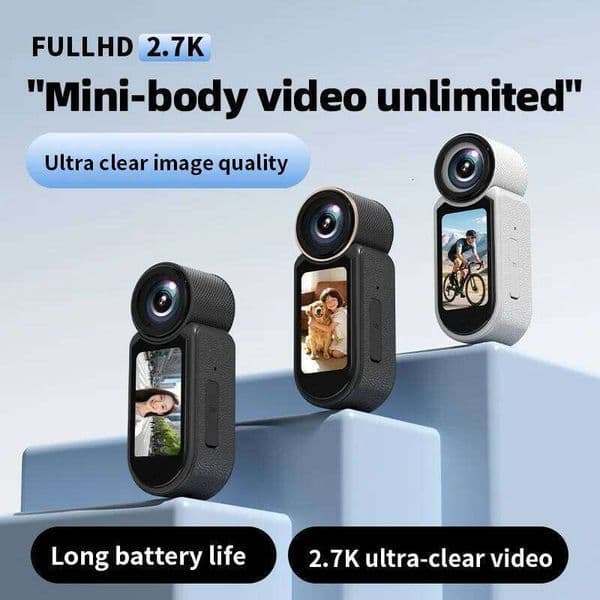2.7K high-definition portable action for outdoor riding, electric motorcycle, driving recorder, neck-mounted camera 26L0513