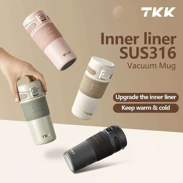 TKK 450ml SUS316 Cold Water Cup, Outdoor Portable Thermos Bottle, 316stainless steel Insulated hot water bottle J260513