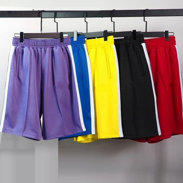 Unisex Designer Letter Print Strap Webbing Five-Point Shorts Summer Casual Beach Swim Trunks Men Women Denim Casual Pants