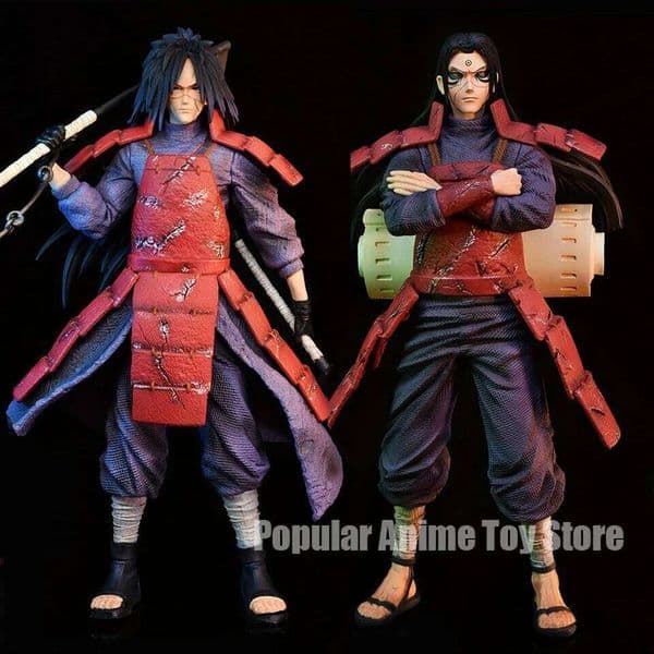 10.62in/27cm Anime Naruto Uchiha Madara Fgiure Senju Hashirama Figure PVC Action Figures Collection Model Toys Gifts J260513