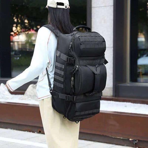 Large-Capacity Outdoor Travel Duffel Gym Nylon Sports Bag For Camping Hiking Traveling Weekend Getaways 26W0513