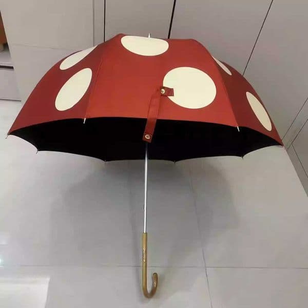 Arched leopard print umbrella black-coated sun umbrella high aesthetic value suitable for both sunny and rainy days sun protection and UV protection L260512