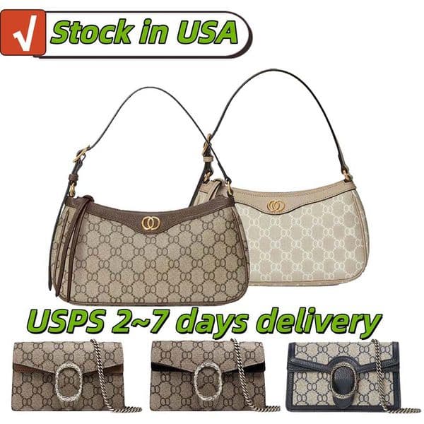 Luxury Bag Designer Bag High Quality Woman Shoulder bag Classic Brown Fashion Handbag Classic Women Bag Printed Retro Sweet Outdoors Purse Underarm Bag Cross Body AA