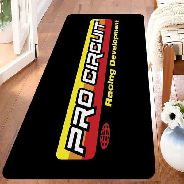 VIKAMA Racing Car Theme Long Carpet Non-Slip Soft Bedroom Bedside Carpet Male Dormitory E-Sports Room Decoration T260512