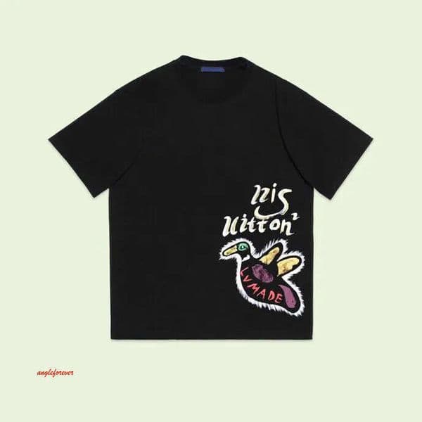 Early Spring Designer Tshirt New High Quality Cotton Printed Tshirt Round Neck Street Wear Short Sleeves Size M-3Xl Color Black And White S6r54c