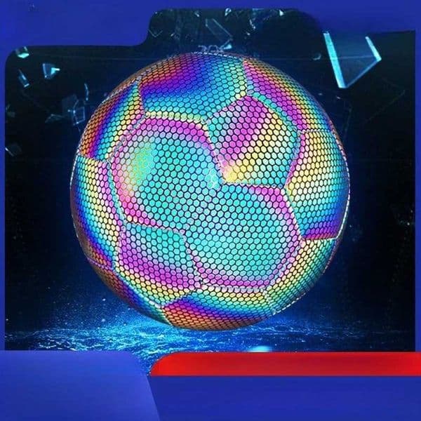 Classic No 5 TPU Reflective Soccer Ball - High-Quality Anti-Slip Wear-Resistant Football for Match And TrainingT260513