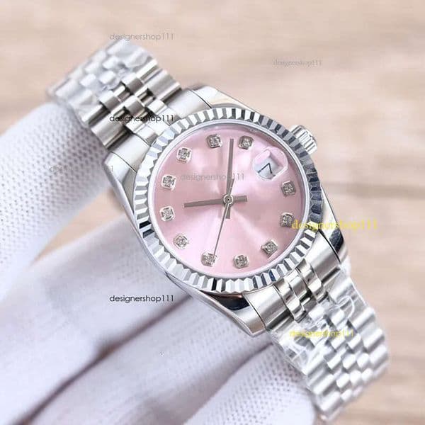 Watch Fully Automatic Mechanical Watches 31mm Stainless Steel Strap Diamond WristWatch Waterproof Design Montre de luxe WristWatches Gift