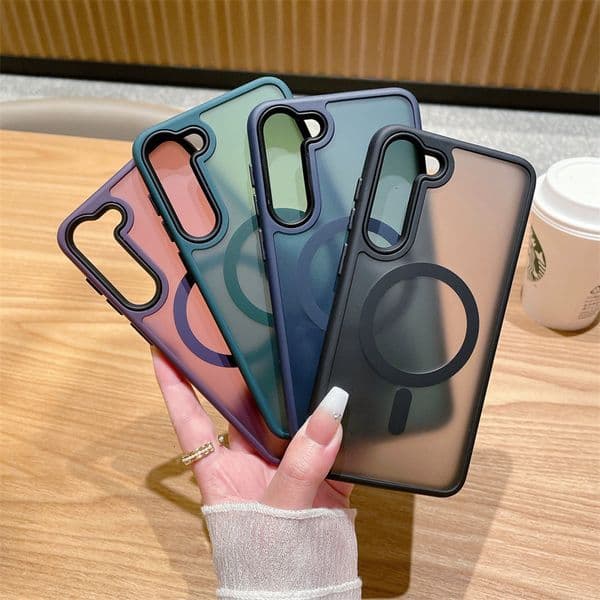 Phone Case Magsafe Compatible Samsung S26 Phone Case With A Skin-Like Feel Magnetic Attraction S25 Ultra Matte Frosted Acrylic 24Plus