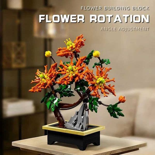 450pcs dragon claw plant building block model 14 collector-grade desktop ornament L260513JZN6