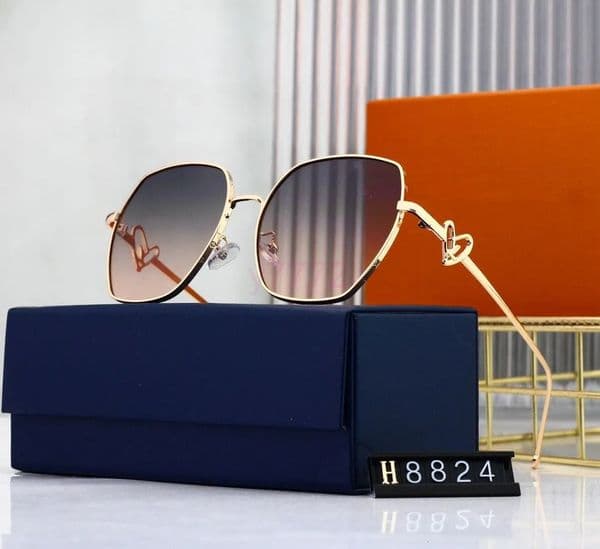 NEW designer sunglasses women classic metal frame retro avantgarde outdoor uv 400 protection sunglasses womens glasses eyewear With box With box