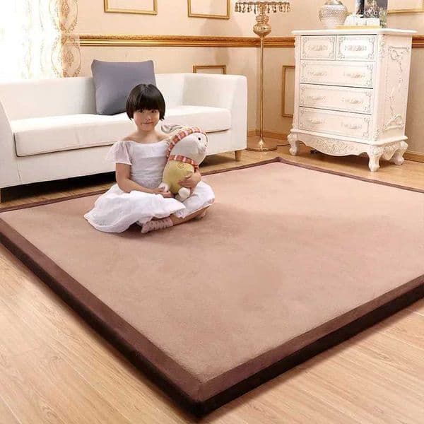 Coral velvet padded non-slip carpet thick 3cm childrens tatami mats bay windows custom mats Bedroom Lving Room Rug Floor Rugs T260512