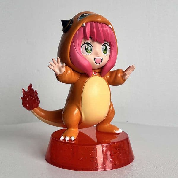 2026 New New Cartoon Girl Cosplay Magic Fire Beast GK Boxed Figurine Home Decor Model Toy
