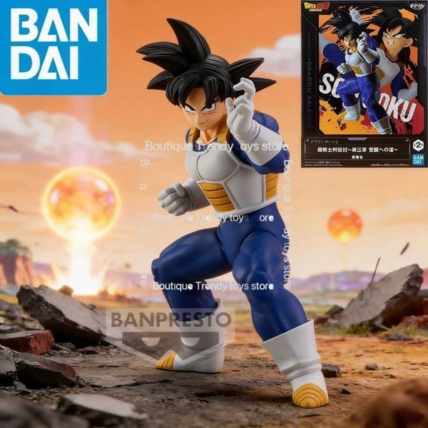 In Stock Bandai Model Doll New Boxed Dragon Ball Son Goku Son Gohan Original Anime Characters Garage Kit Collectible L260513