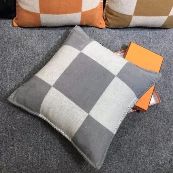 Luxury Designer Decor Cashmere room Wool Pillows Decorative Throw Pillow Fashion Vintage Fleece Pillowcase Cover Case Covers Wool Pillowcase 6