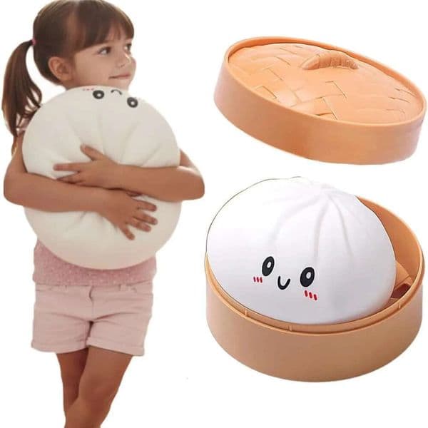 15CM Jumbo Squishy Dumpling: Super Soft Slow Rising Maltose Ball ASMR Sensory Fidget Toy Big Stress Reliever for Office