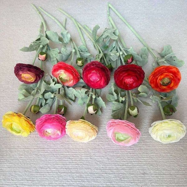 50CM Artificial Thousand Layer Flocking Lotus Home Flower Hotel Window Decoration W260513