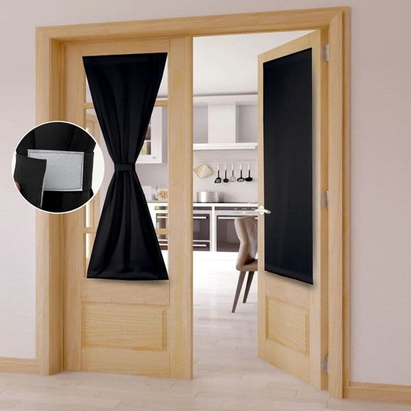 Sheer Curtains 1PC Thermal Insulated Door Curtain For Front Window Bedroom Living Room Home Decoration 260512