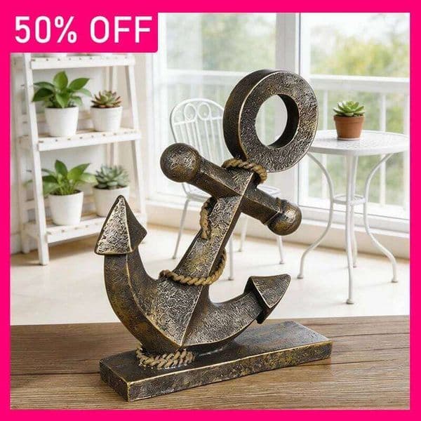 Collectibles Sculpture Retro Resin Ship Model Creative Home Furnishings Coffee Shop Room Cabinet Decorations Decoration 26Y0513